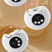 Resim Çok Fonksiyonlu Akıllı Elektrikli Tırnak Makası, USB Şarjlı ve LED Işıklı 2'si 1 Arada Tırnak Kesici ve Cilalılaştırıcı, Evde Kuaför Kalitesinde Manikür, Sevdikleriniz İçin Mükemmel Sevgililer Günü Hediyesi 
