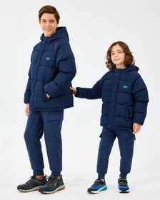 Resim Skechers B Puffer Jacket Büyük Erkek Çocuk Lacivert Mont Sk2520054-3601 Lacivert 