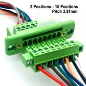 Resim 3.81mm Aralıklı Hızlı Bağlantı Panosu Montaj Elektrik Terminal Blokları - Çivi Kilidi ile, DIY Elektronik Projeler için Naylon İzole, Bakır Kontaklar - Kolay Kurulum, Delme Gerektirmez, Kolay Kurulum|Sleek Tasarım|Naylon İzole 