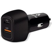 Resim Kensa Qc-43 Pd USB Araç Hızlı Şarj Başlığı Çakmaklık Girişi 
