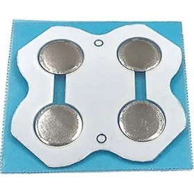 Resim Nintendo Switch Metal Buton Yapıştırma PCB Board ABXY D-Pad Sticker NS Yedek Parça Tamir 