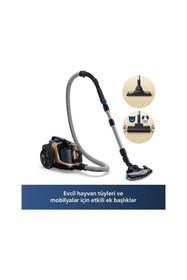 Resim Philips Marathon Daily Toz Torbasız Süpürge, PowerCyclone8, AllergyLock, TriActive+ Başlık, X... 089Lseri 