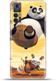 Resim vivo 30 Plus Kılıf Esnek Silikon Kapak Kamera Koruma Özel Tasarım - Kung Fu Panda 