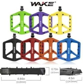 Resim Renkli Plastik Rulmanlı Vidalı Platform Pedal 137 X 115 mmavi 
