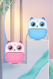 Resim Torima Dijital Fotoğraf Makineleri Çocuk Termal Resim Kağıt Baskılı Yazıcı Kamera Video Makinesi CMR21 Mavi 