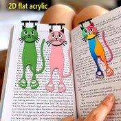 Resim 3 Adet Renkli Kedi Kitap Ayracı, Çift Taraflı Dayanıklı PMMA Malzeme, Okuyucular ve Kedi Severler İçin Sayfa İşaretleyiciler, Ofis ve Okul Kullanımı İçin Mükemmel, Sevimli Kitap Ayracı, Şirin Kitap Ayracılar, Okuma Aksesuarları, Eğlenceli Tasarım, Yüksek Kaliteli Akrilik, Sağlam Sayfa Tutucu, Çoklu Paket Kitap Ayracı, Fonksiyonel Aksesuarlar, Kitap Tutkunları, Ofis Çalışanları 