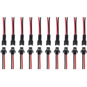Resim Adam 10 Takım 2 Pin 10cm Kablolu Konnektör Led Elektrik Bağlantı Soket Fiş 