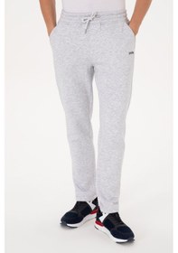 Resim U.S. Polo Assn. Erkek Açık Gri Şardonlu Eşofman Altı 50313761-VR001 
