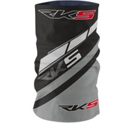 Resim Puff Bandana Boyunluk, Rüzgazlık Rks Logolu Gri-siyah Renk 