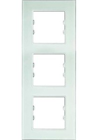 Resim Asfir Schneider Asfora Serisi Pleksiglas Beyaz Dikey Üçlü Çerçeve Apg113-21 Modeli 