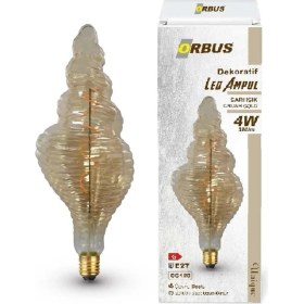 Resim Orbus Rustik LED Ampul Crush Gold E27 4W 2200K 
