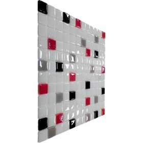 Resim MozaiKristaL Mutfak Tezgah Arası ve Tüm Yaşam Alanları İçin Cam Mozaik. Taş Ölçüleri: 25X25X5 Mm. File Ölçüsü: 31.5X31.5 cm. ( 1 Koli = 1 m2 Fiyatıdır ) 