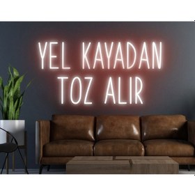 Resim Twins Led Yel Kayadan Toz Alir Yazılı Neon Tabela Kırmızı Model:model:24413366 