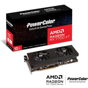 Resim Powercolor RX7700XT 12G-P 12GB GDDR6 192Bit Ekran Kartı 