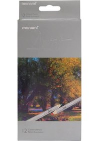 Resim Monami Artist Kuru Boya Kalemi 12 Renk Standart 