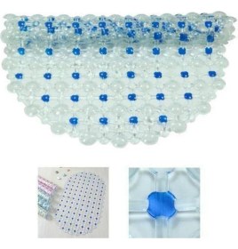 Resim Kaydırmaz Banyo Küvet Paspası Seti, Güvenli ve Konforlu Kullanım Için Asorti 