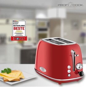 Resim ProfiCook Vintage 2 Dilimli Ekmek Kızartma Makinesi 