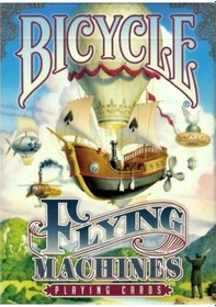 Resim Bicycle Flying Machines Premium Oyun Kağıdı Koleksiyonluk İskambil Kartları Destesi 