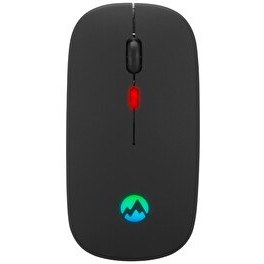 Resim Everest SM-BT11 USB 2in1 Bluetooth 2.4 GHz Şarj Edilebilir Siyah Kablosuz Mouse 