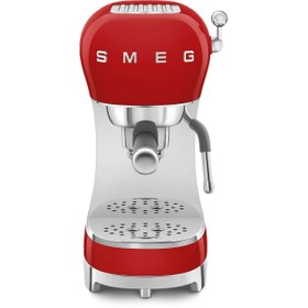 Resim Smeg Kırmızı Espresso Kahve Makinesi Ecf02rdeu - Kırmızı 