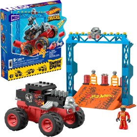 Resim MEGA Hot Wheels® Smash N Crash Bone Shaker Çarpışma Seti, 5 yaş ve üzeri, HKF87 