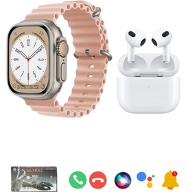 Resim BYRTECH T10 Watch Ultra 2 Akıllı Saat + 3. Nesil Bluetooth Kulaklık İkili Paket 