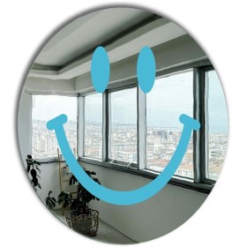 Resim Yuvarlak Ayna, Pinterest Ayna, Renkli Duvar Dekoru, Pinterest Oda Dekoru, Kırılmaz Dekorafif Ayna 