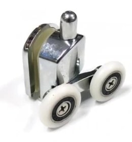 Resim Tekerlek Duşakabin Tekerleği Alt Cam Rulman Krom Teker 23 mm 