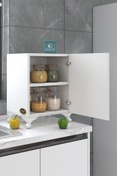 Resim Kenzlife Mutfak Dolabı Mine 048*030*032 Byz Kapaklı Ayaklı Banyo Evrak Ofis Kitaplık Ayakkabılık Kil 