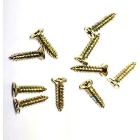 Resim Enco Store Klips, Menteşe, Ayak, Ağaç, Sunta Vidası 2,2x9,5mm - Sarı 100 Adet 