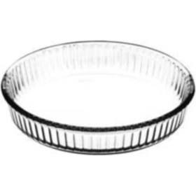 Resim Özbience Yuvarlak Borcam Tepsi 26 Cm, 1720 Cc, Dayanıklı ve Şık Tasarım 