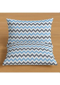 Resim Desenli Pamuklu Yastık Kılıfı 2 Adet 50 X 70cm Turkuaz 