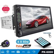 Resim Tofaş Tek Din Teyp 7 İnch 4x60 Watt 2xusb Şarjlı Kameralı Poke Pk-6000 