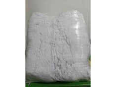 Resim Beyaz Parça Bez 10KG %100 Pamuklu Bembeyaz 40X40 