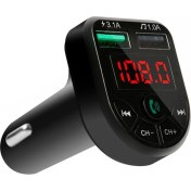 Resim Easyde Araç Için Hızlı Şarj Çift USB Kablosuz Bluetooth 5.0 Mp3 Çalar Fm Verici - Siyah (Yurt Dışından) 