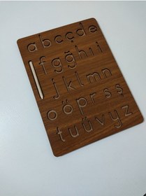 Resim Okumaya Yazmaya Hazırlık Büyük Küçük Harf Çift Taraflı Tablet 30 Cm 22 Cm 