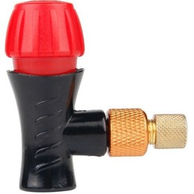 Resim Bisiklet Valfi Şişirme Pompası Dağ Ve Yol Bisikleti Adaptör Pompası Mini Çift Kafa Şişirilebilir Pnömatik Hava Pompası Mtb Ve Yol Bisikleti İçin 