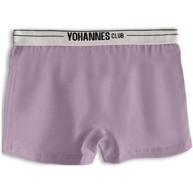 Resim Yohannes Club, Kız Çocuk, Pamuklu Boyshort Boxer , 3'lü Paket, Karışık Renkli Karışık 