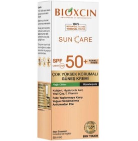 Resim Bioxcin Sun Care 50+ Faktör yağlı Ciltler İçin Renkli Güneş Koruyucu Krem 50 ml 