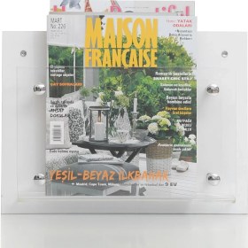 Resim Evka Ahşap Xenax Gazetelik Beyaz 