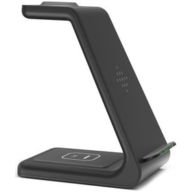 Resim Reedark 3'ü 1 Arada Hızlı Şarj İstasyonu Kablosuz Şarj Aleti 10w Telefon/kulaklık/akıllı Saat İçin Hızlı Şarj Standı Yalnızca İos Saat Yedek 