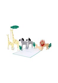Resim Meri Meri - Safari Concertina Card - Safari Tebrik Kartı 