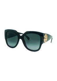 Resim Gucci Gg 1407s 001 54 Kadın Kelebek Siyah Kemik Güneş Gözlüğü 