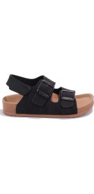Resim Fly Soft S961 Siyah Ortopedik Günlük Erkek Çocuk Spor Sandalet 
