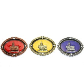Resim İstanbul Temalı Metal Magnet Galata Kulesi Kabartmalı 