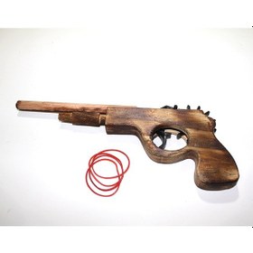 Resim Ahşap Lastik Atan Tabanca - 9058934283755rx8 