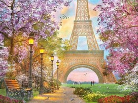 Resim Ravensburger 1500 Parça Puzzle Paris Romance 160006 