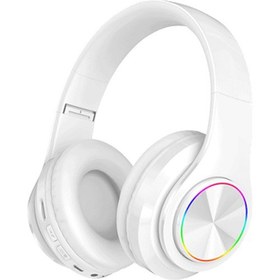 Resim Işıklarlandırıcı Başlı Subwoofer Kablosuz Spor Oyunu Bluetooth Headset 