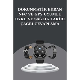 Resim Mobil Dünyası Yeni Nesil Akıllı Saat ve Bluetooth Kulaklık Titreşim Bildirimleri Uyku Takibi - MB000X-2H26E7 