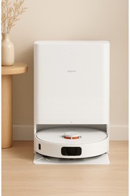 Resim Xiaomi 7000Pa Ultra Emiş Güçlü Robot Vacuum Çöp Hazneli- EK 1 YIL GARANTİ HEDİYE 